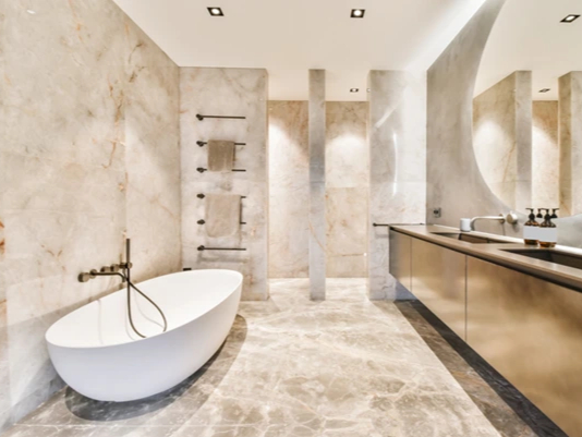 Luxurious Italian bathroom tiles